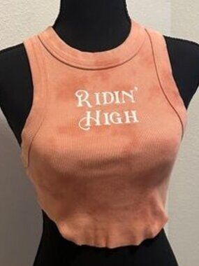Women's Peach Crop Top❤
